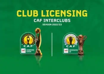CAF release list for licenced clubs for CAF interclub competitions