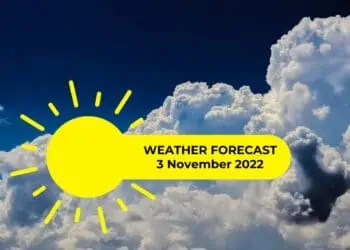 Weather Forecast 3 November 2022