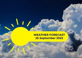 Weather Forecast 25 September 2022