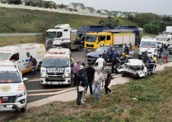 Two dead in Umhlanga collision on the N2 South Bound opposite Sunningdale, Durban North.