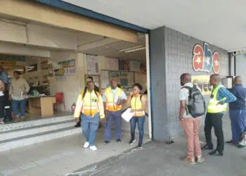 Employment and Labour IES inspectors shut down a Pretoria wholesale and retail facility.