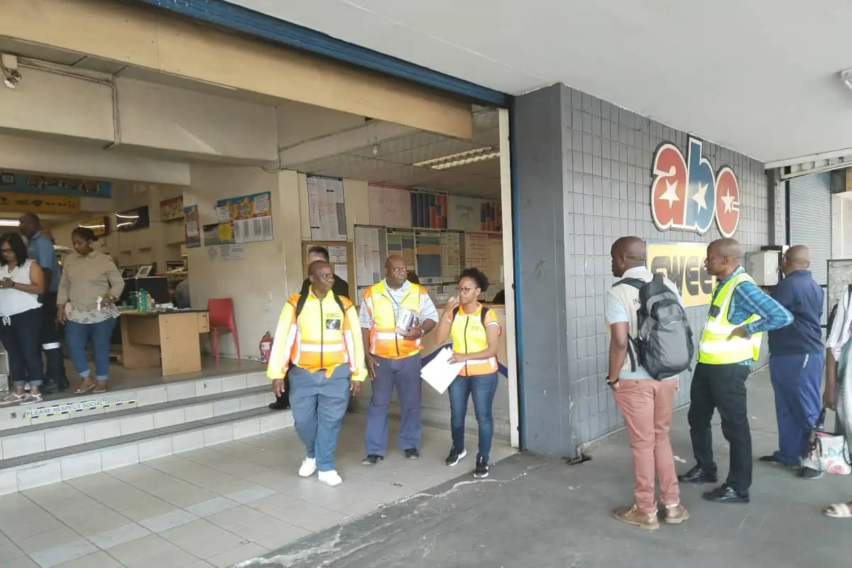 Employment and Labour IES inspectors shut down a Pretoria wholesale and retail facility.