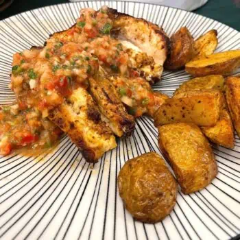 Stuffed Chicken Breasts with a fresh Salsa Verde