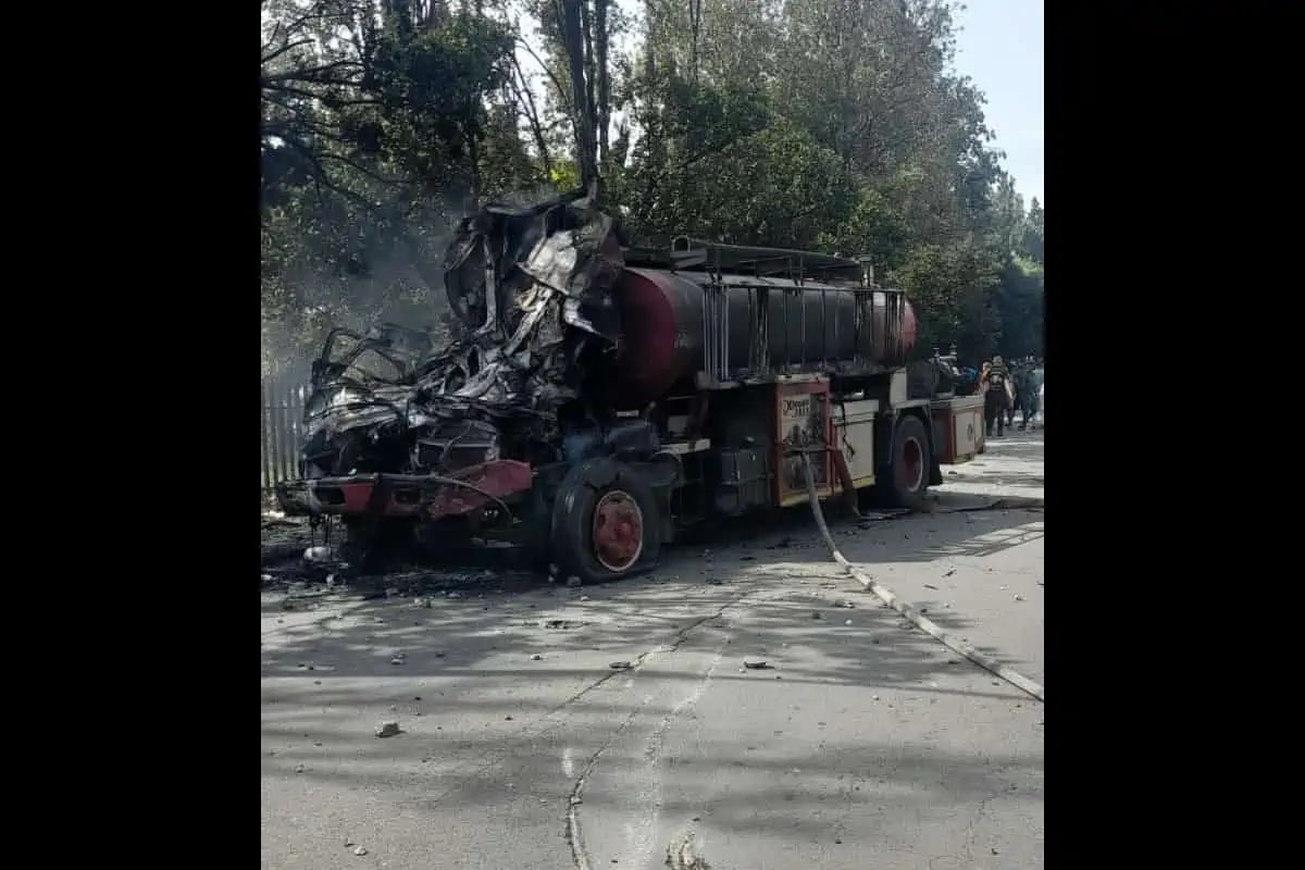 Tanker explosion in Boksburg.. Photo by NetCare 911.