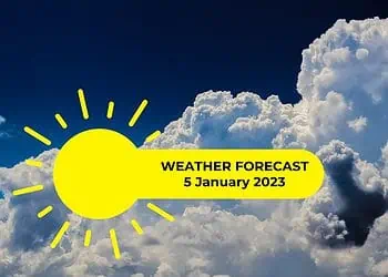 Weather Forecast 5 January 2023