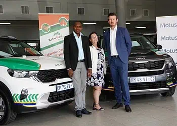 Kia x Bakwena Vehicle handover - 5 April 23