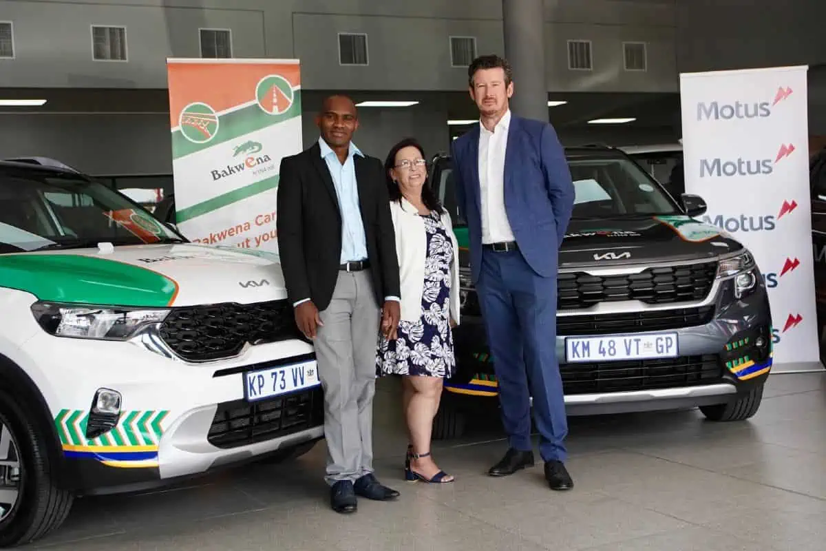 Kia x Bakwena Vehicle handover - 5 April 23