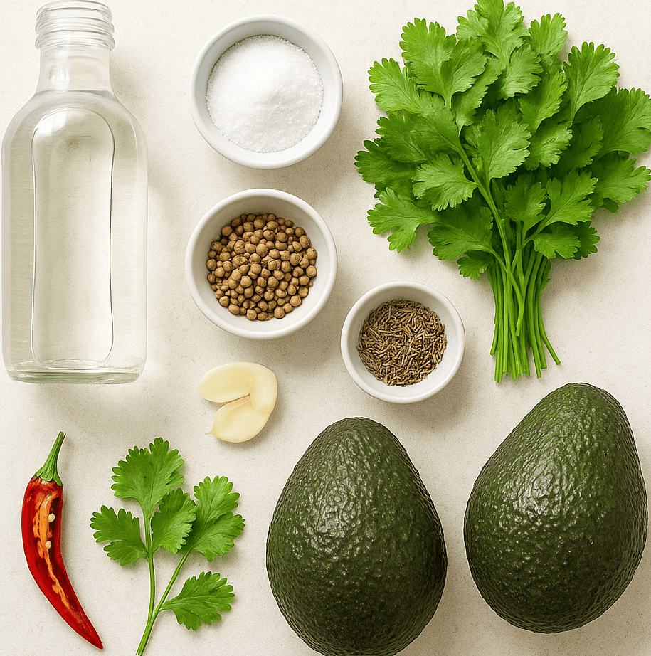 Ingredient Tangy & Tasty Pickled Avocados