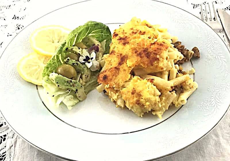 Homestyle Beefy Macaroni Casserole