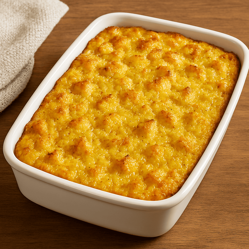 Baked Bread Pudding with Pineapple Recipe