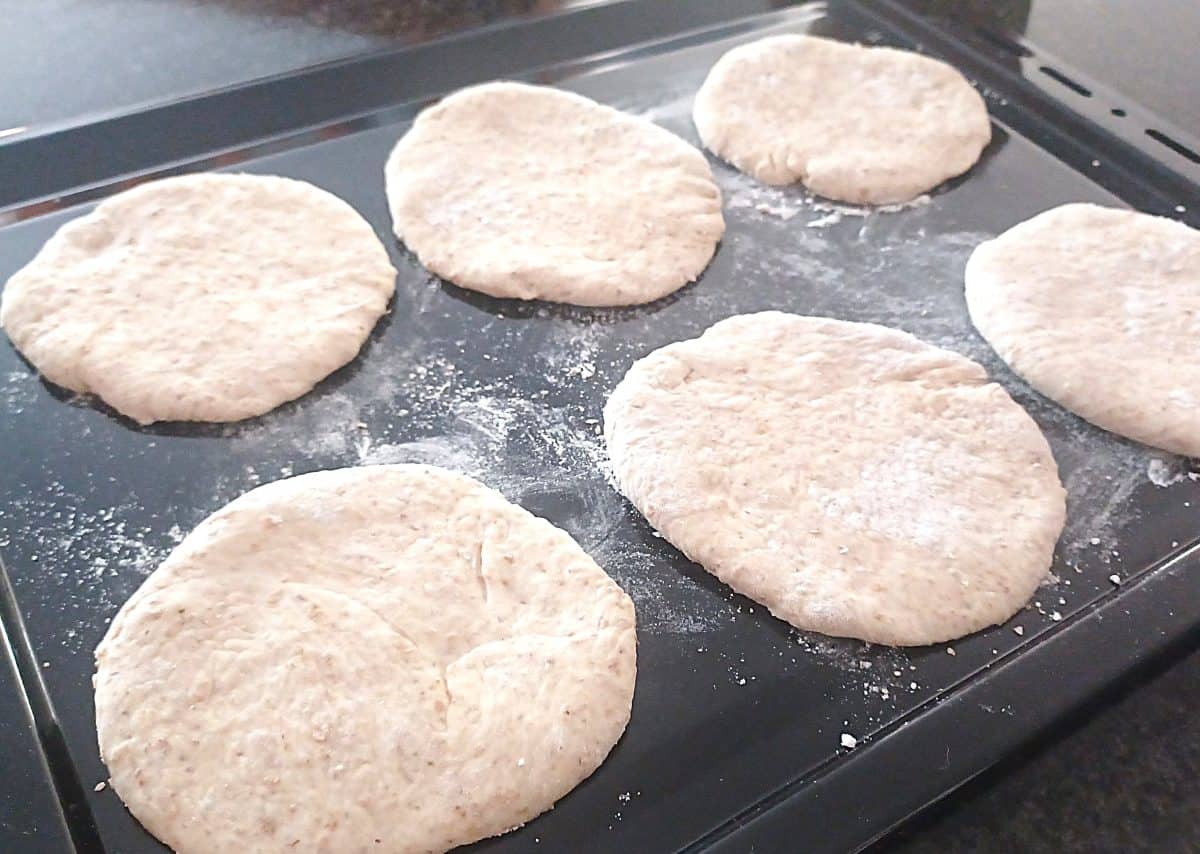 Pitta BreadGetting ready for Oven