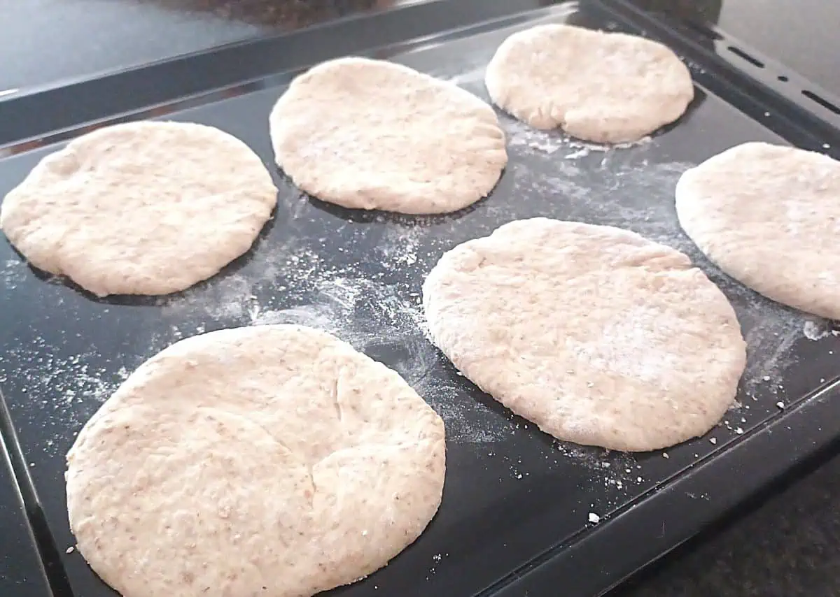 Pitta BreadGetting ready for Oven