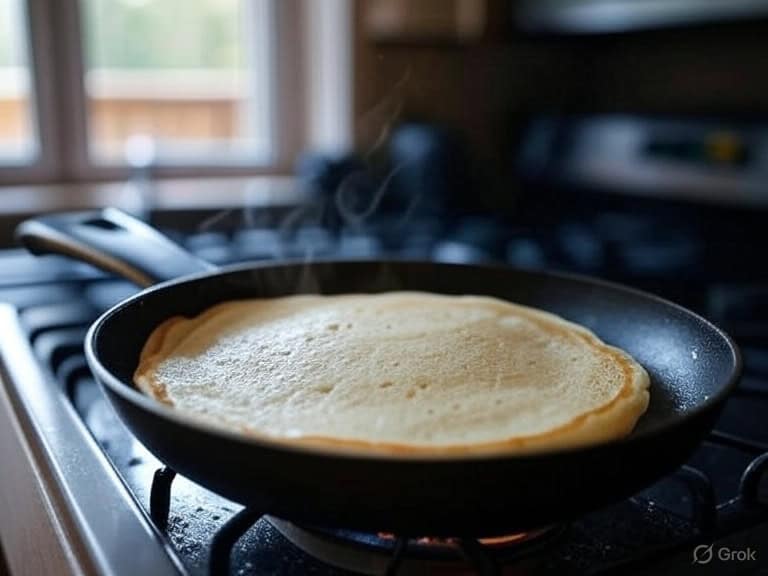 Pancake in the making