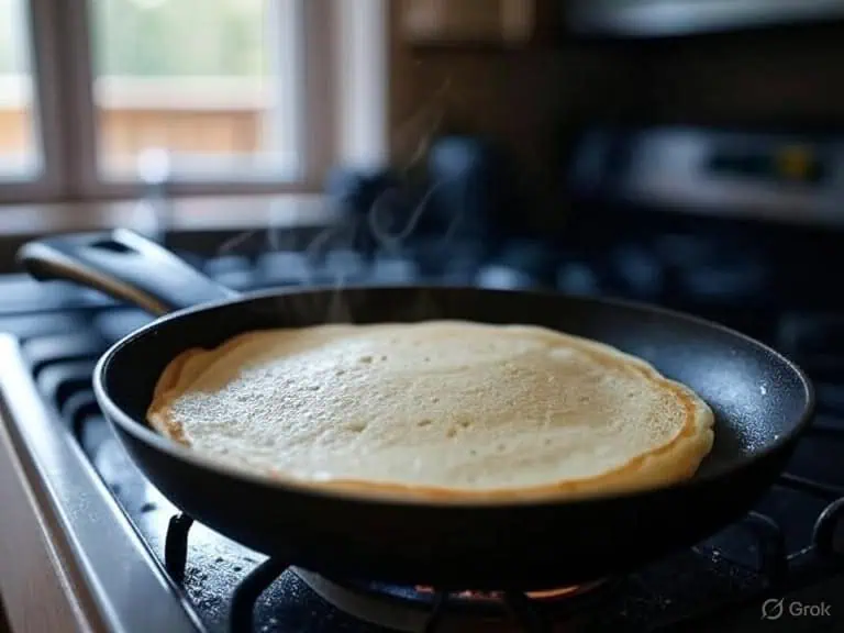 Pancake in the making