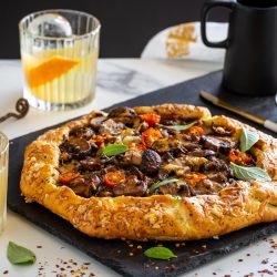 mushroom & Cheese Galette