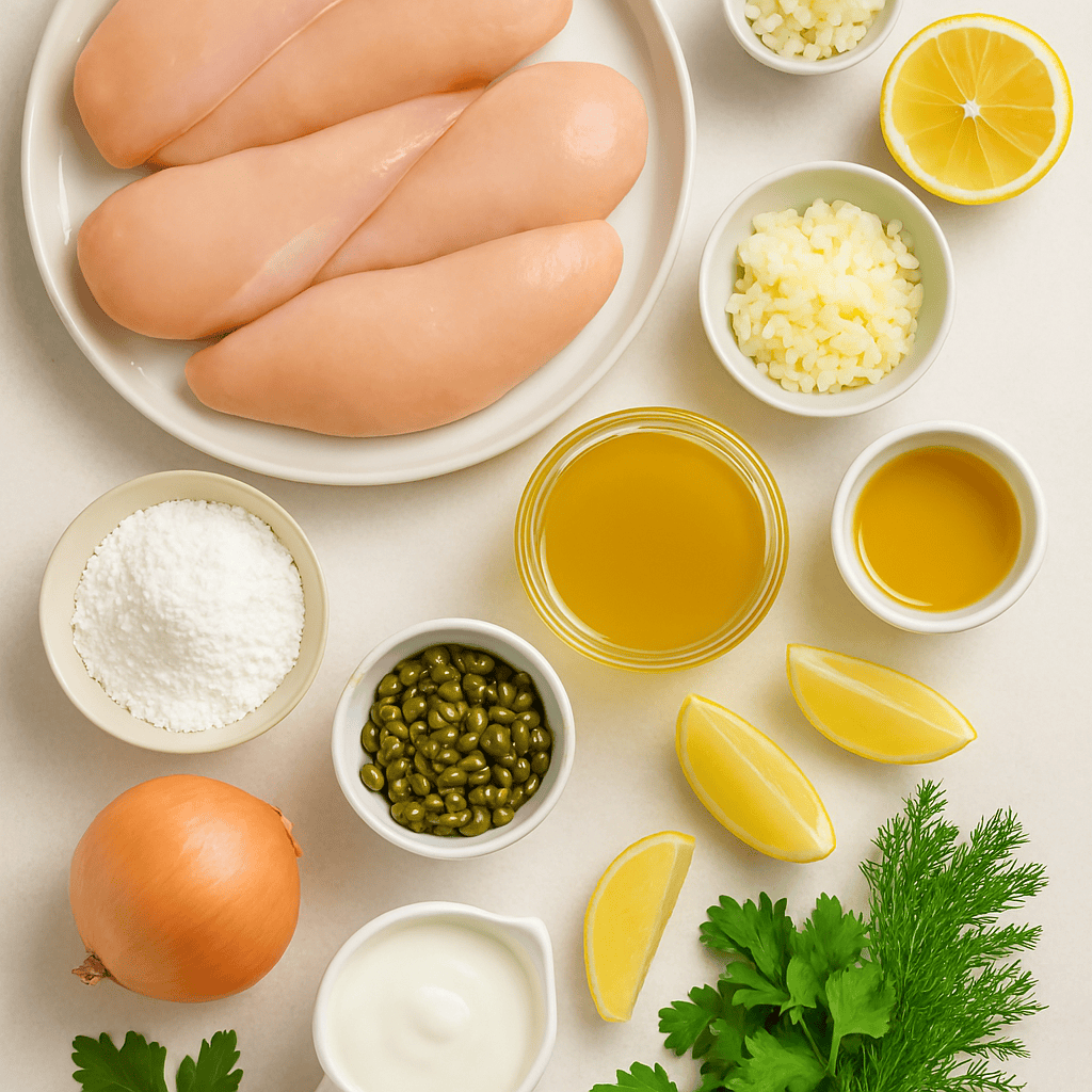 Zesty-One-Pot-Chicken-and-Capers-Skillet-