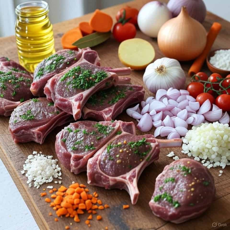 Low-Cooked Lamb Chops in Aromatic Curry Bliss