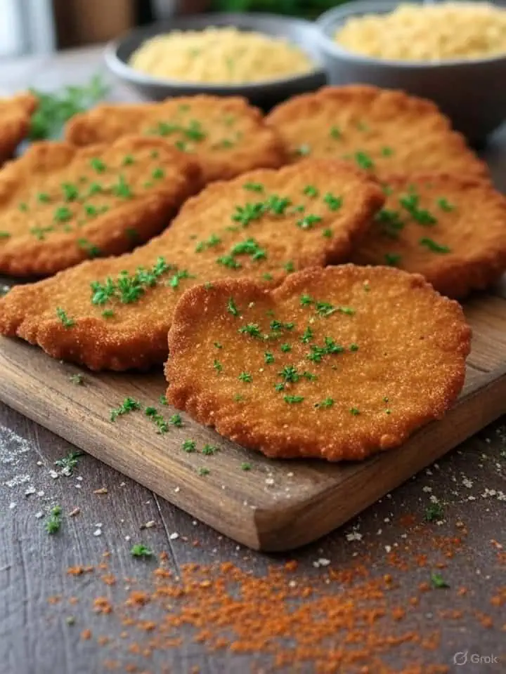 Golden, Juicy, Pork Schnitzel