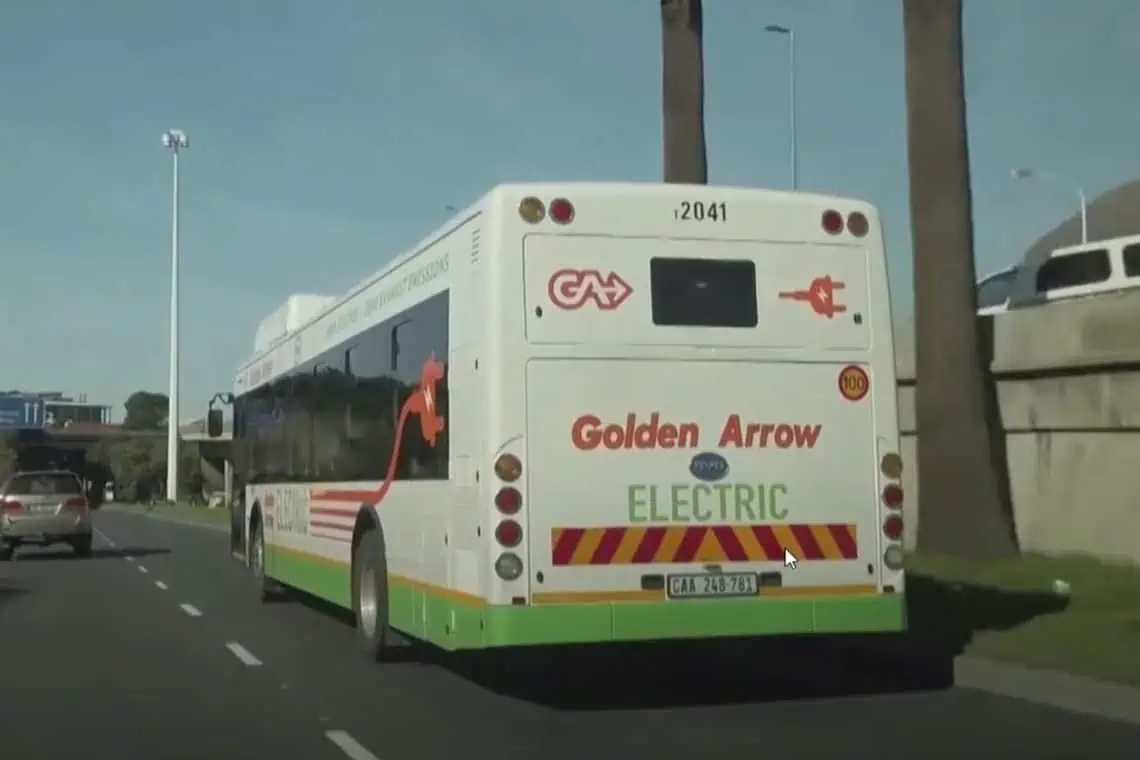 Cape Town Golden Arrow Electric Bus - Saffarazzi Cape Town Golden Arrow Electric Bus