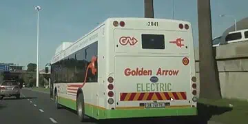Cape Town Golden Arrow Electric Bus