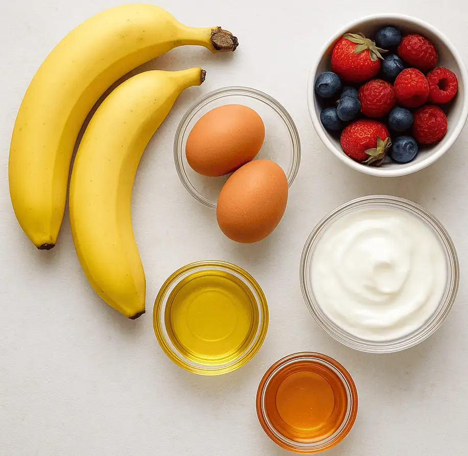 Ingredients - Banana Pancakes