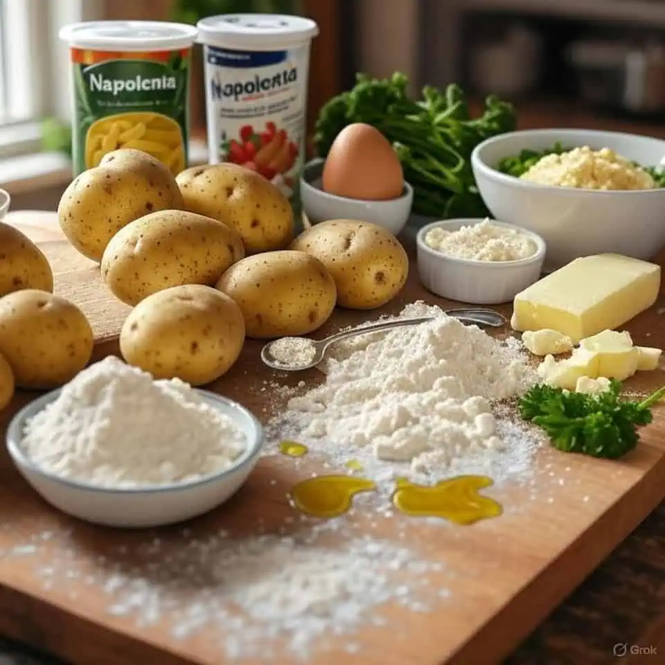 Gnocchi Ingedients