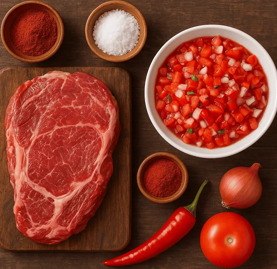 Ingredients Namibian Kapana