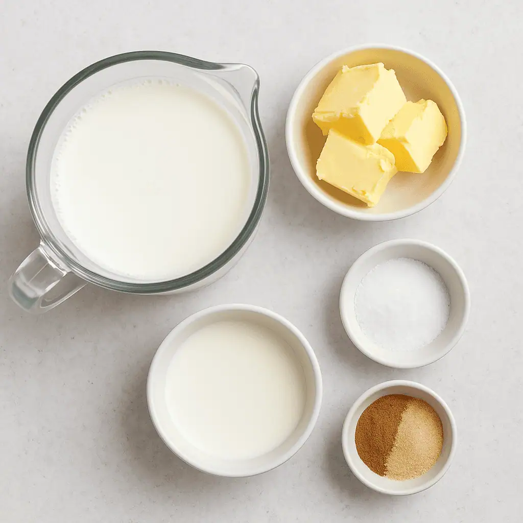 Ingredients for Melkkos