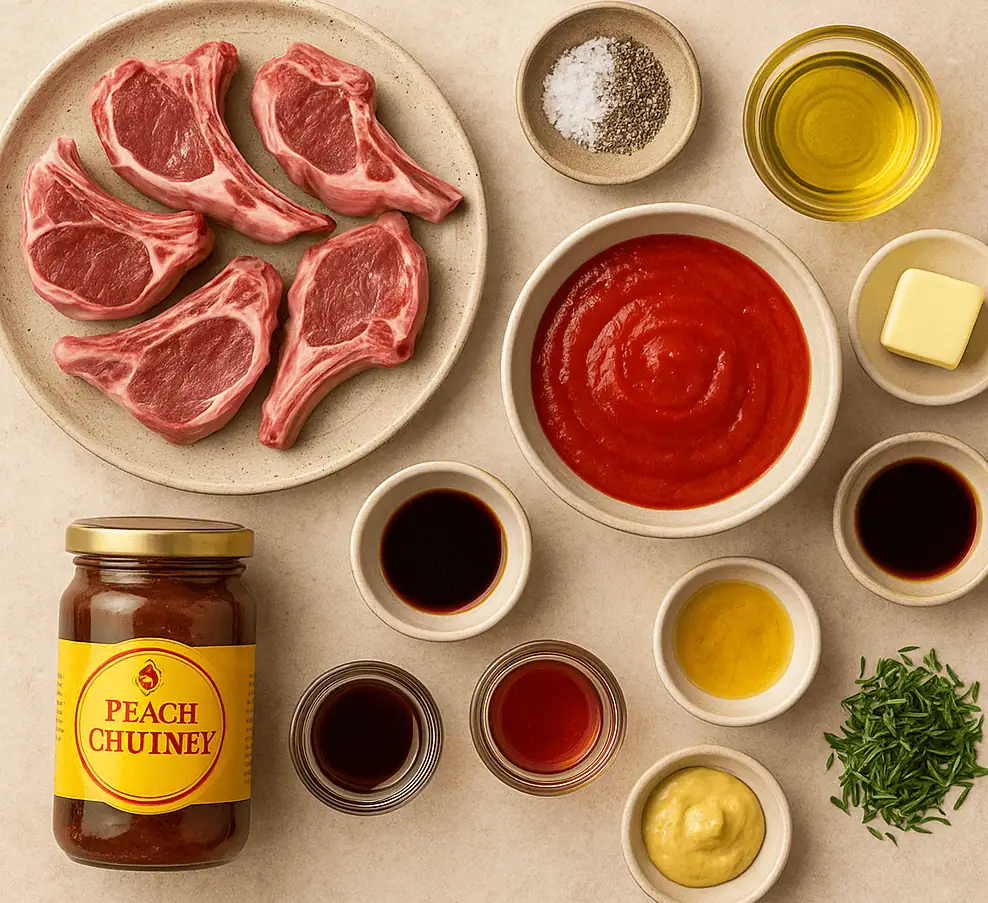 Ingredients for Lamb Chops - Saffarazzi Delicious Tender Oven-Baked Lamb Chops