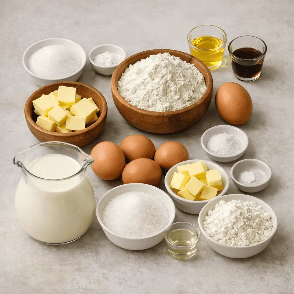 Ingredients - Milktart - Saffarazzi
