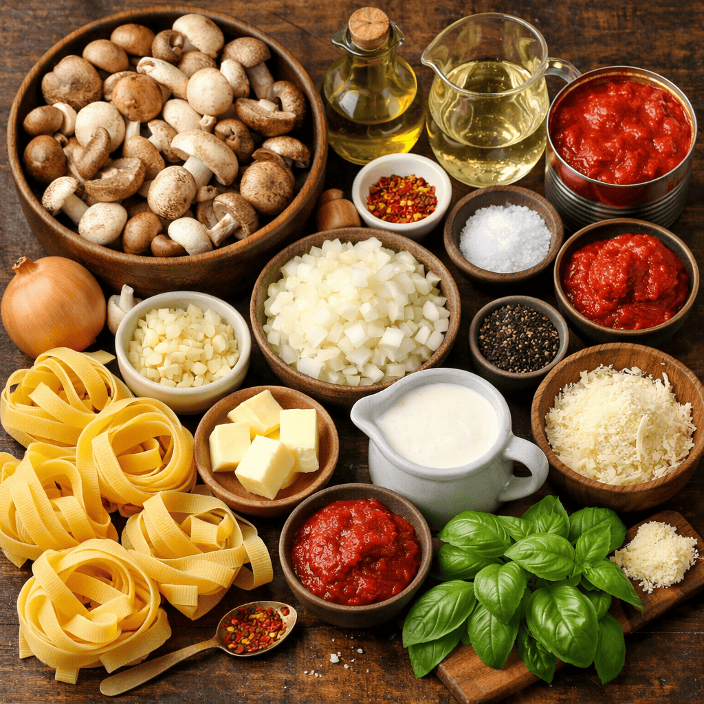 Mushroom Ragu Pappardelle