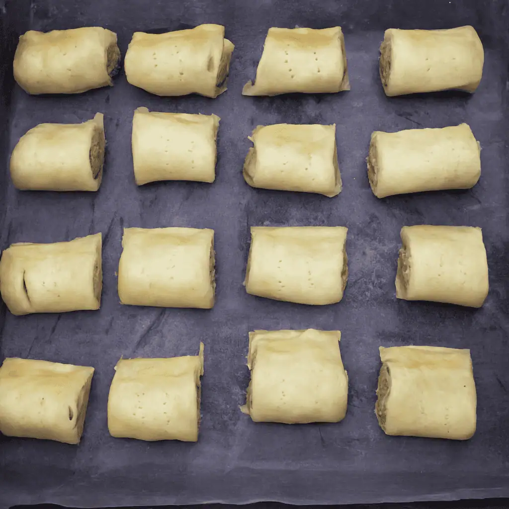 Ready for the oven - Sausage Rolls - Saffarazzi Sausage rolls ready for the oven