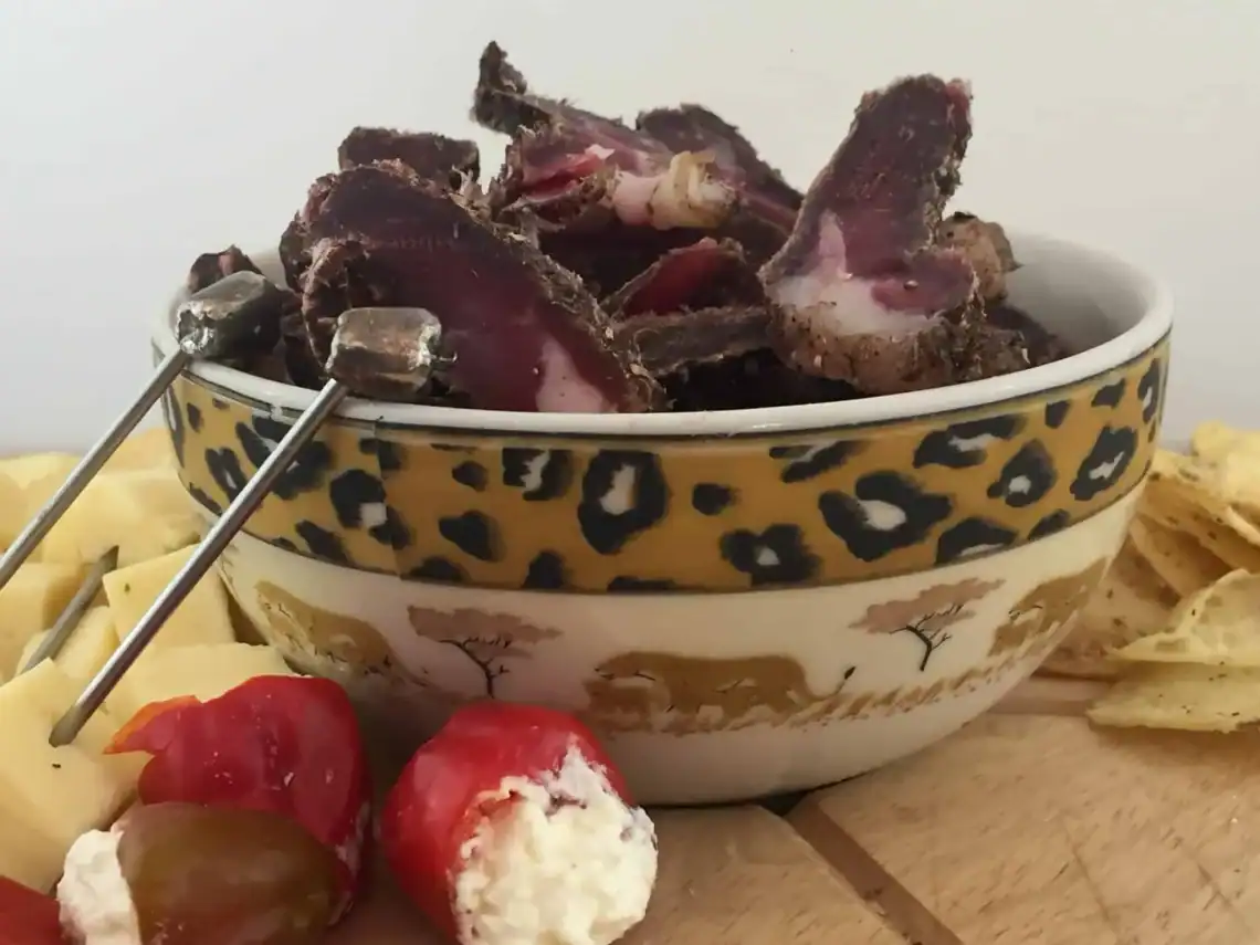 Authentic South African Beef Biltong with Coriander & Vinegar - Saffarazzi Authentic South African Beef Biltong with Coriander & Vinegar