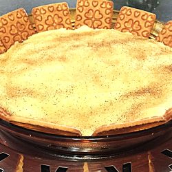 Creamy No-Bake Milk Tart with Cinnamon Sugar