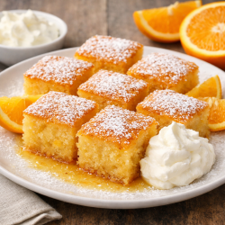 Golden Citrus Dream Orange Cake