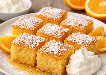 Golden Citrus Dream Orange Cake