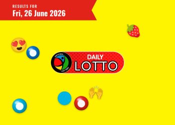 Daily Lotto Results — Friday, 26 June 2026 - Saffarazzi Daily Lotto draw results lottery balls for Friday, 26 June 2026