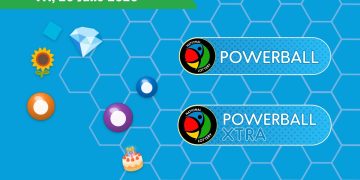 Powerball and Powerball XTRA lottery draw results for Friday, 26 June 2026