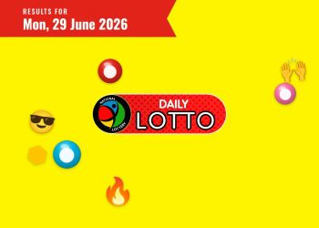 Daily Lotto Results — Monday, 29 June 2026 - Saffarazzi Daily Lotto Results lottery draw results for Monday, 29 June 2026