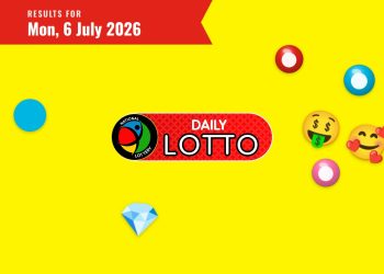Daily Lotto Results — Monday, 6 July 2026 - Saffarazzi Daily Lotto Results lottery draw results for Monday, 6 July 2026