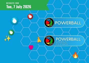 Powerball and Powerball XTRA Results — Tuesday, 7 July 2026 - Saffarazzi Powerball and Powerball XTRA Results lottery draw results for Tuesday, 7 July 2026