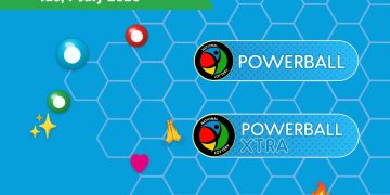 Powerball and Powerball XTRA Results lottery draw results for Tuesday, 7 July 2026