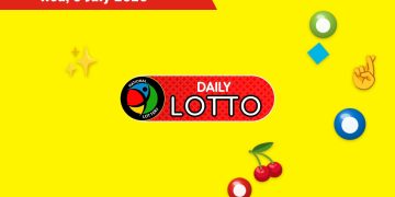 Daily Lotto Results lottery draw results for Wednesday, 8 July 2026