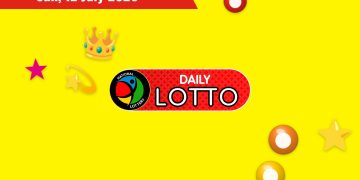Daily Lotto Results lottery draw results for Sunday, 12 July 2026