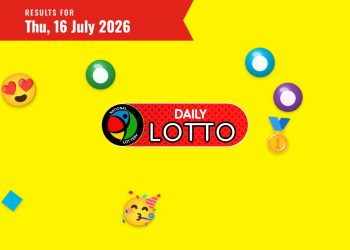 Daily Lotto Results — Thursday, 16 July 2026 - Saffarazzi Daily Lotto Results lottery draw results for Thursday, 16 July 2026