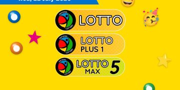 Lotto, Lotto Plus 1 and Lotto 5 Max Results lottery draw results for Wednesday, 22 July 2026