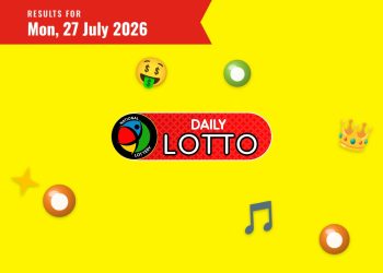Daily Lotto Results — Monday, 27 July 2026 - Saffarazzi Daily Lotto Results lottery draw results for Monday, 27 July 2026