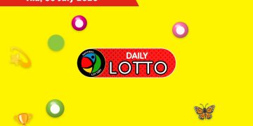 Daily Lotto Results lottery draw results for Thursday, 30 July 2026