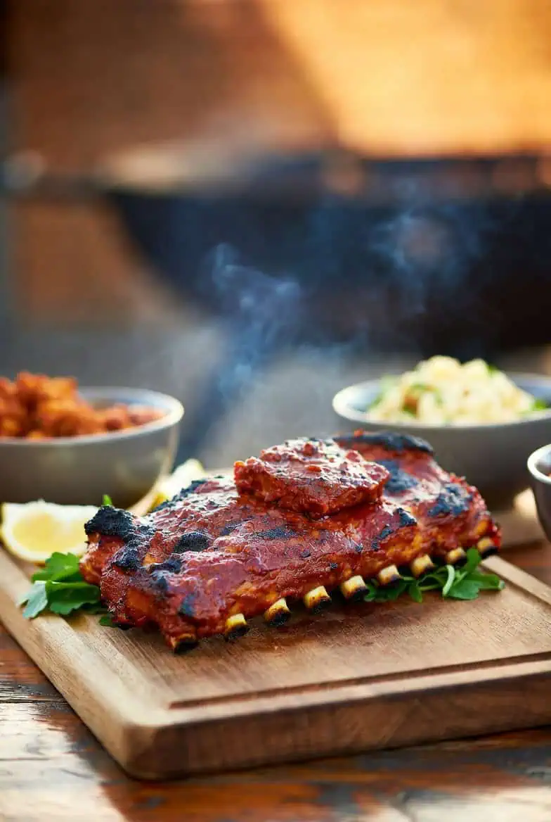Braai-Style Baby Back Ribs with Homemade South African Marinade - Saffarazzi Braai-Style Baby Back Ribs with Homemade South African Marinade