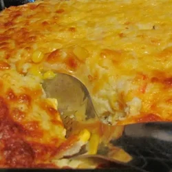 Easy Cheesy Sweetcorn Bake with Maize Meal (Traditional Paptert)uller for Saffarazzi Recipes - Saffarazzi Easy Cheesy Sweetcorn Bake with Maize Meal (Traditional Paptert)